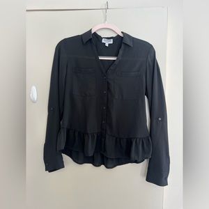 Express Black Blouse